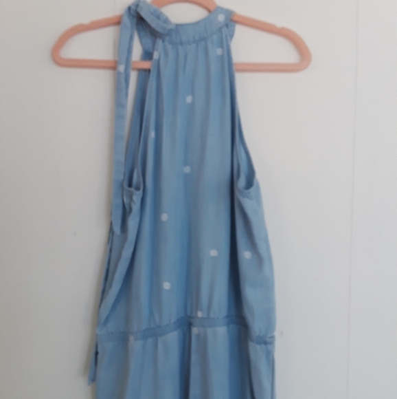 Cloth & Stone Lyocell Polka Dot Wide Leg Jumpsuit size M - Picture 15 of 15